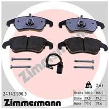 Satz Bremsbeläge Bremsklötze vorne für Audi A4 8KH B8 8K2 8K5 A5 8T3 | 239576