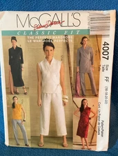 McCalls Pattern Dress Top Pants 2 Lengths  Sz 16 18 20 22  4007 MAP