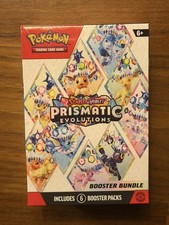 Pokémon TCG Scarlet & Violet Prismatic Evolutions Booster Bundle Box 6 Packs