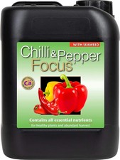 Chilli and pepper Focus Liquid Concentrated Nutrient 5 litre. liquid plant feed 4.60 per litre