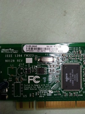 Smart ModularTechnologies 5185-8045 3-Port IEEE-1394a FireWire PCI Card REV E3