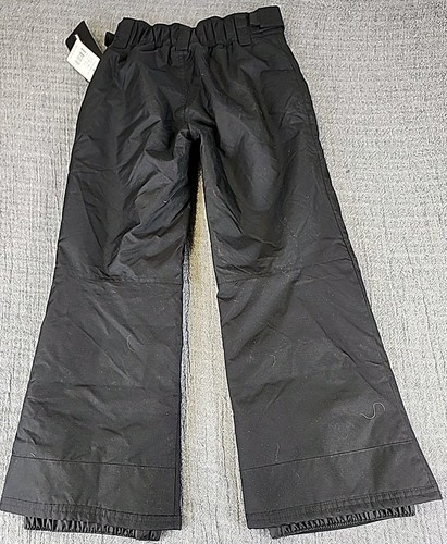 Outdoor Gear Snow Pants Youth Kids Small Black Ankle Cuffs Zip Pockets Sty6815R - Picture 6 of 11