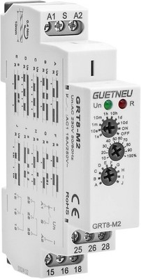 12V Relay Timer Delay Off Trigger 10 Function Choices 35mm DIN Rail Mount XS SJ