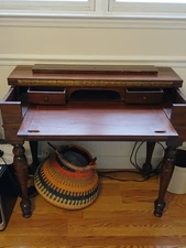 Antique Spinet Desk, Grandma bought in 1960s, that seller refinished it