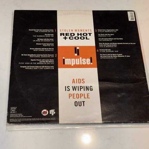 Stolen Moments: Red Hot + Cool Impulse Jazz Hip Hop 1994 Double LP RARE - Picture 2 of 14