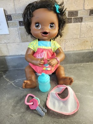 My Baby Alive Black Doll 2010 Interactive Talk Eat Poop Works