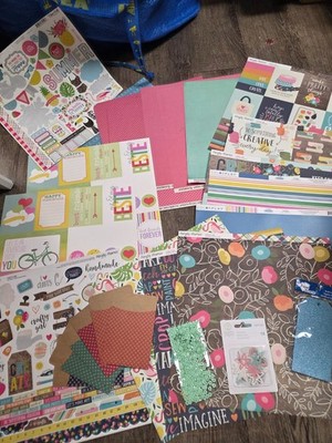 Simple Stories Crafty Girl Echo Park Summer Fun Scrapbook Pages Stickers Lot Set
