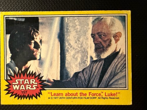 1977 Topps Star Wars #157 "Learn about the Force, Luke!" — TAG (grade unconfirmed)