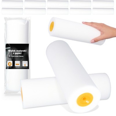 10x Schaumwalze 25 cm Ersatzwalze Lackrolle Schaumrolle Farbrolle Streichen