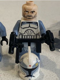 Lego Republic Frigate 7964 Star Wars 100% Complete Set with Box Commander Wolffe