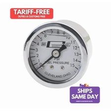 Mr Gasket 1563, One Liquid Filled Pressure Gauge 0-15Lb Performance Racing Parts