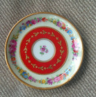 ANTIQUE  DRESDEN DEMITASSE SAUCER ONLY & ( NO TEA CUP ) — photo 1