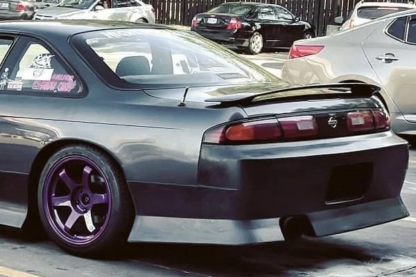 For Nissan 240SX 1995-1998 KBD 37-6079 DM3 Style Rear Bumper Unpainted Foto 3 de 4