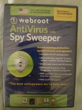 Webroot AntiVirus with Spy Sweeper Vintage Software ElectronicsRecycledCom