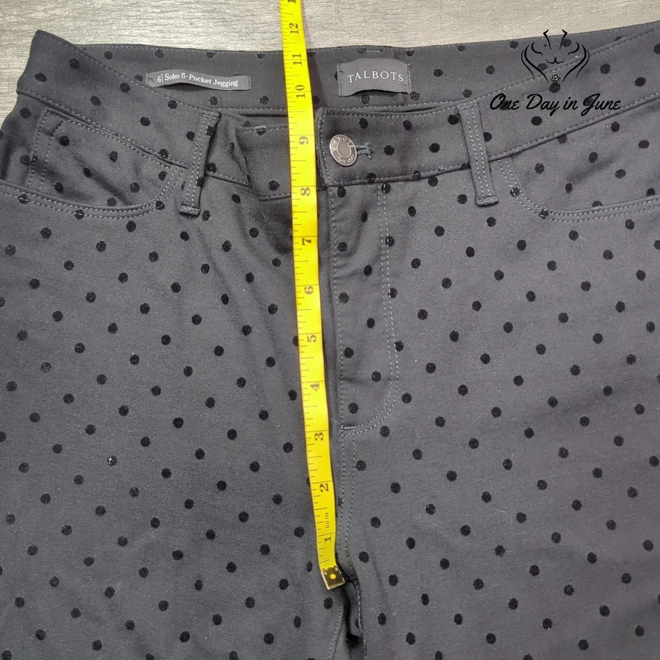 Pantalones de mezclilla Talbots a lunares talla 6 Foto 4 de 4
