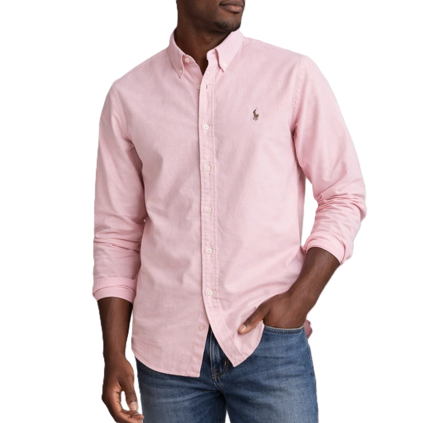 *NWT- POLO RALPH LAUREN Mens Classic Oxford Button Down Long Sleeve Shirt - PINK
Opens in a new wind