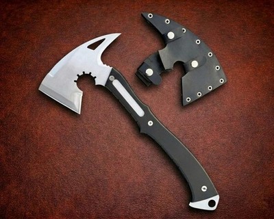 Resident Evil Requiem Leon's Hatchet With Sheath/RE9 Carbon Steel Full Tang Axe