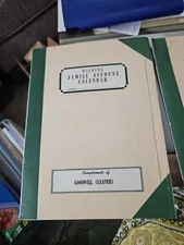 1944-45  1945-46 Wilding Family Account Sample  Calendars
