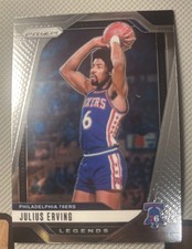 2024-25 Panini Prizm - Legends Julius Erving #292 Silver Prizm