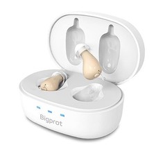 OTC Hearing Aids for Seniors, Nearly Invisible Rechargeable Hearing Aids, 100 HR