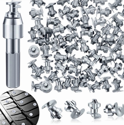 Carbide Tire Studs 7x9 Snow Spikes for Truck Tires Snowmobile Racing Car