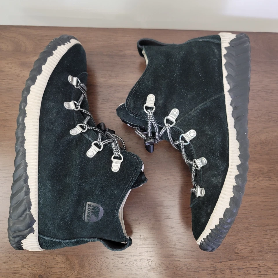 Botas Sorel Out N About Conquest Juveniles 7 Encaje Rápido Impermeables Gamuza Exterior Foto 2 de 4