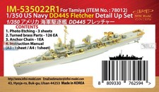 INFIM535022R1 1:350 Infini Model USS Fletcher DD-445 Detail Up Set TAM kit