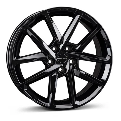 Borbet Felgen N 8.0x19 ET48 5x112 SW für Mercedes A C CLA E EQA EQB EQV GLA GLB - Bild 1 von 4