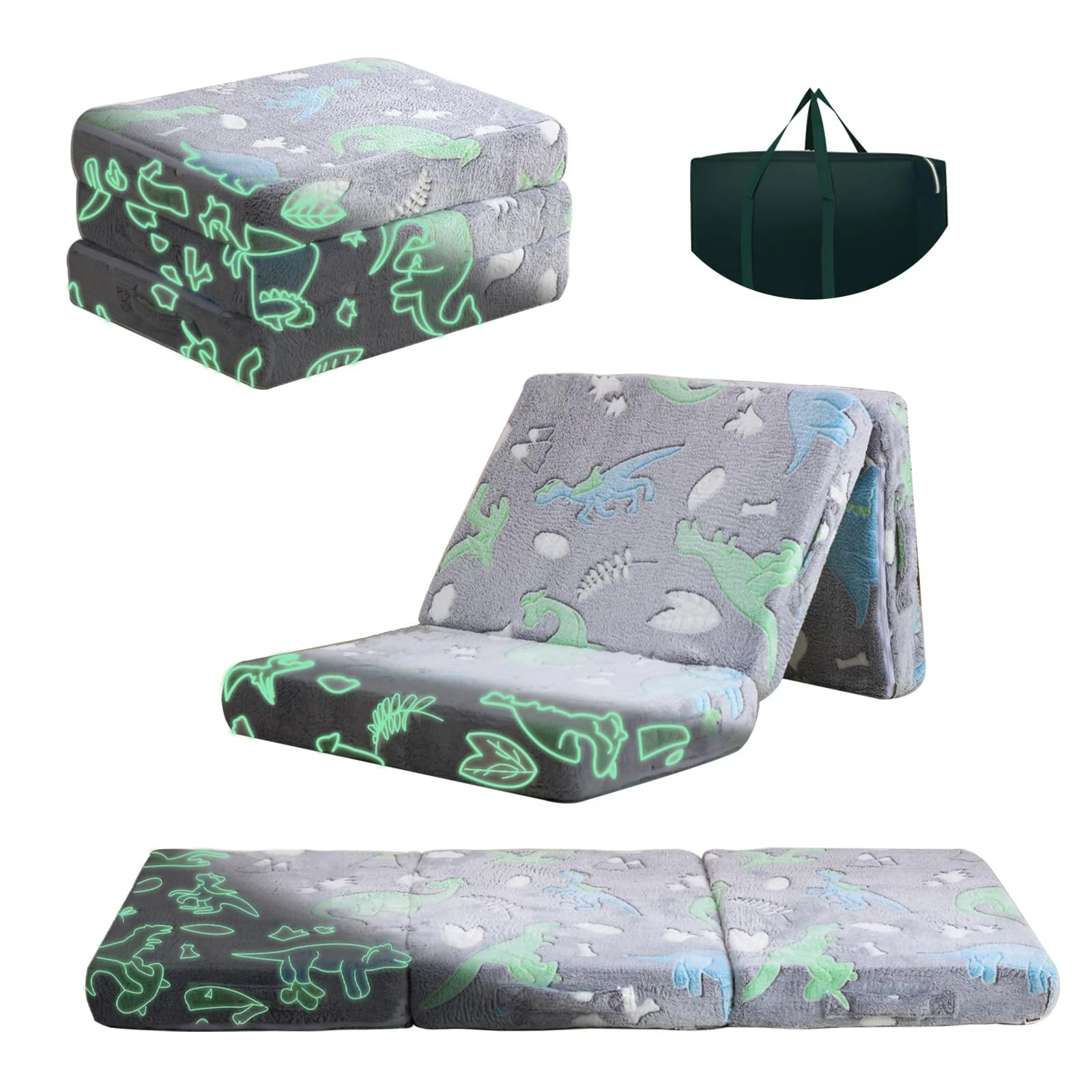 Foldable Floor Mattress for ,Folding Floor Nap Mat for Sleeping Daycare,Trifo...