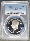 PERFECT 1993 S SILVER  KENNEDY PCGS  PR 70 DCAM LOW MINTAGE LOW POP BLUE LABEL