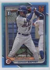2024 Bowman Prospects Sky Blue Border 216/499 Anthony Baptist #BP-141 jc3