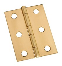 National Hardware N211-391 Solid Brass Decorative Broad Hinge 2-1/2 x 1-3/4 in.