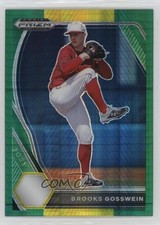 2021 Panini Prizm Draft Picks Green & Yellow Hyper Brooks Gosswein #PDP124 03rk