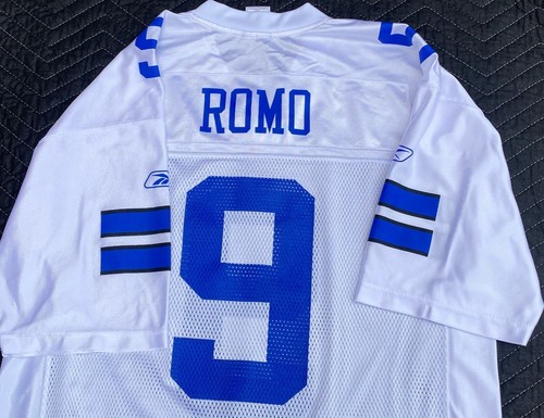 Reebok 2007 Dallas Cowboys Tony Romo #9 NFL Football Jersey White Men's Large - Picture 13 of 18