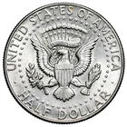 UNITED STATES OF AMERICA Silver Half Dollar Coin Dated 1968 John F Kennedy EAGLE
