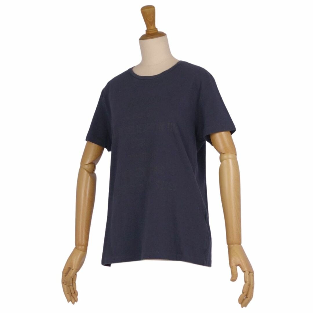 Dior Christian T-shirt Top Short Sleeve Cotton Womens S Navy Used MOLO-0 thumbnail 4