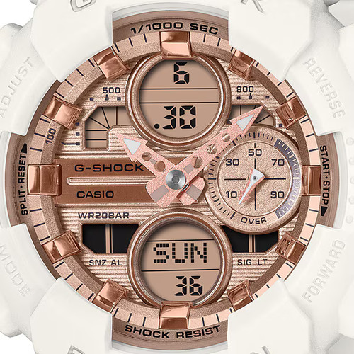 Casio G-SHOCK Pink Gold Dial GMA-S140PG-7AJF - Picture 2 of 11