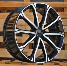 4 x 21 Inch 5x112 A8 Style Black Polished Wheels: Fits For Audi A6 A8 Q5