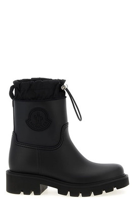 MONCLER Kickstream Black Rain Boots New