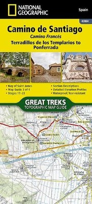 Nat Geo Maps Camino de Santiago - Camino France Map 3 of 4 (Map) (UK IMPORT)