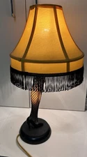 Christmas Story Leg Lamp Fishnet Stocking Lampshade 18.5” Burlesque