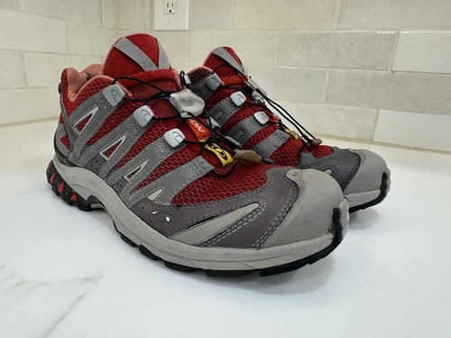 Salomon Gore-Tex XCR Women’s Running Shoes Gray/Red US 9