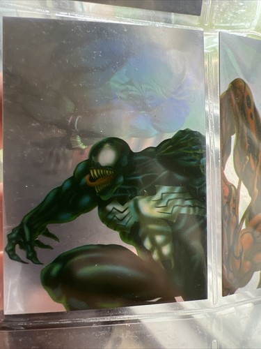 (5) RARO lotto set HOLOBLAST Chase 1995 Fleer Ultra Spiderman prima ologramma - Foto 6 di 13