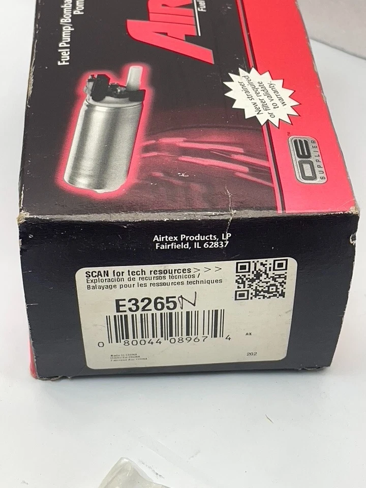 Bomba de combustible eléctrica E3265 Airtex, como se muestra Foto 4 de 4