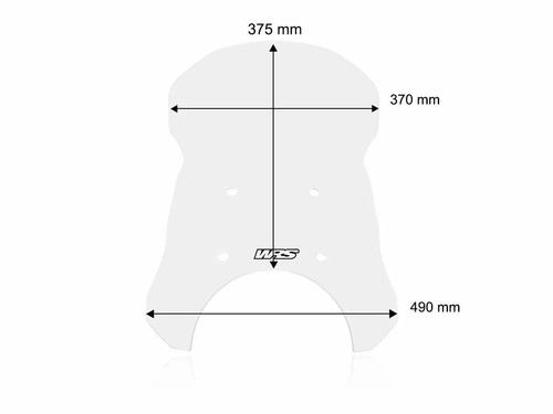 WRS - CUPOLINO CAPONORD TRASPARENTE WRS ROYAL ENFIELD HIMALAYAN 450 2024-2025 - Picture 3 of 4