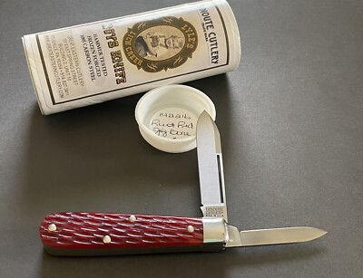  Great Eastern Cutlery GEC 14 Rust Red Jig Bone Boys Knife Pocket Knife