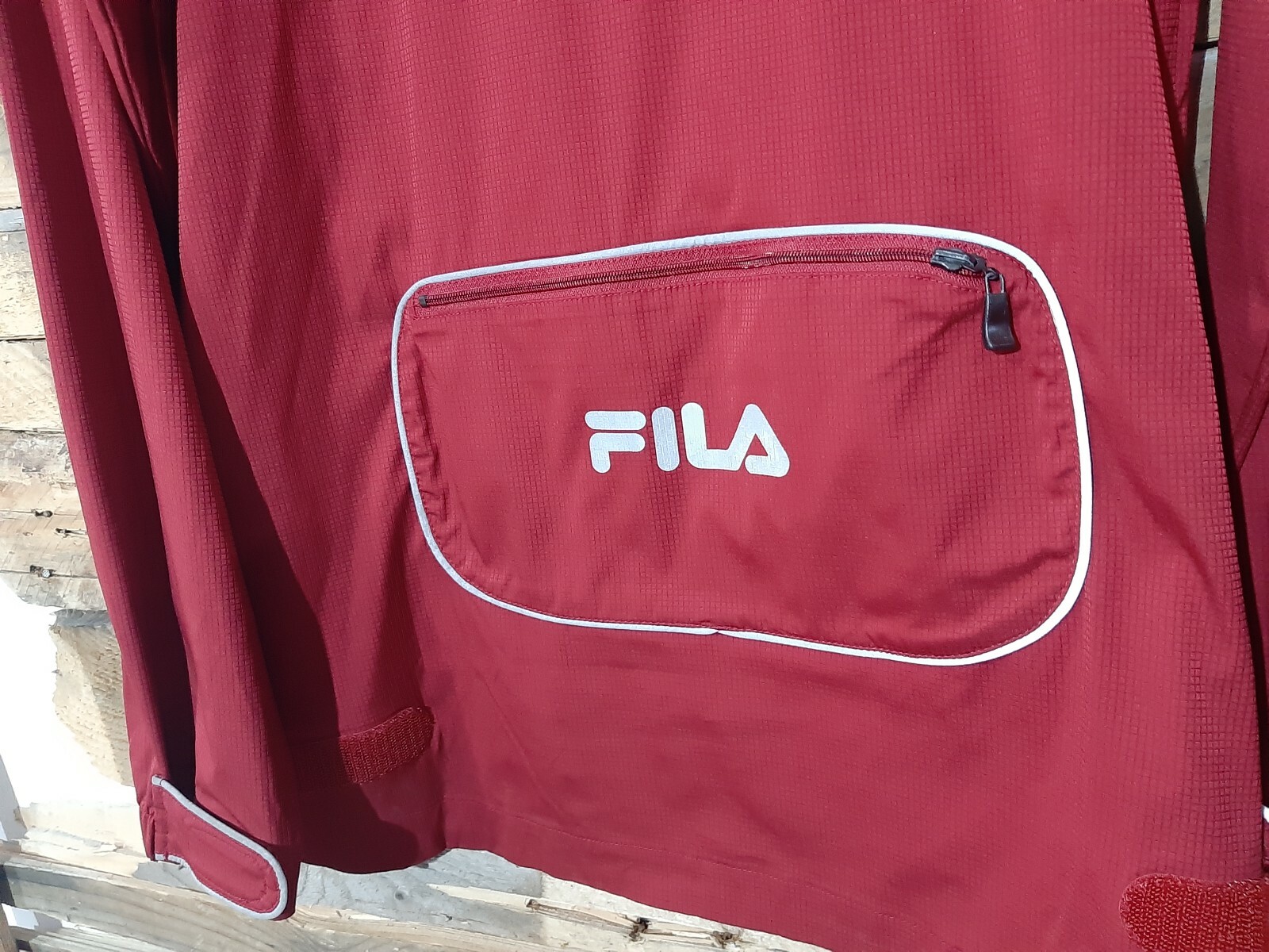 FILA GIUBBOTTO GIUBBINO CAPPOTTO GIACCHE LONG JACKET UOMO MAN BORDAUX 50 A897