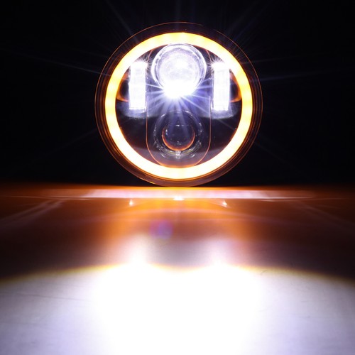 4PCS 5.75" 5-3/4 LED Headlights Hi/Lo Beam Angle Eyes for Chevy Impala El Camino - Foto 8 di 12