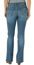 NEW WRANGLER RETRO MAE BOOTCUT JEANS IN RILEY SIZE 1 REG 112317793