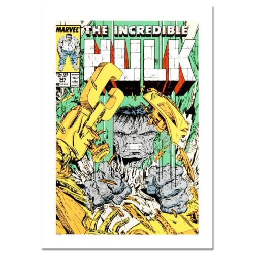 Marvel Comics The Incredible Hulk #343 #'d Canvas by Todd MacFarlane, COA